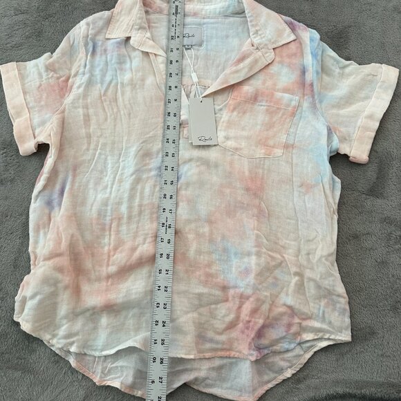 NWT Rails Organic Cotton Gauze Savannah Daybreak Top MEDIUM Blouse Shirt - Picture 3 of 6